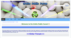 Desktop Screenshot of orbiteforum.com